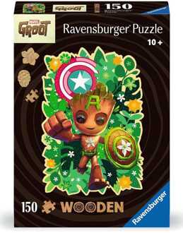 Ravensburger Marvel Groot Houten Puzzel (150 stukjes)