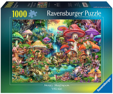 Ravensburger Merry Mushroom Village Puzzel (1000 stukjes)