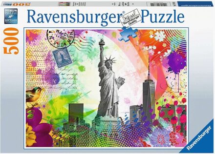 Ravensburger New York Postcard Puzzel (500 stukjes)