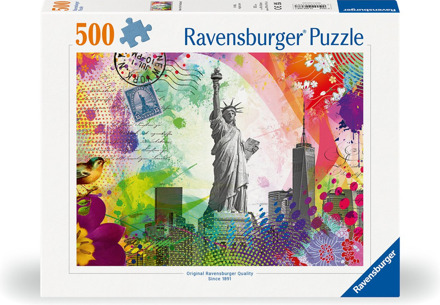 Ravensburger New York Postcard Puzzel (500 stukjes)
