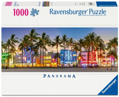 Ravensburger Night Glow on Ocean Drive Puzzel (1000 stukjes)