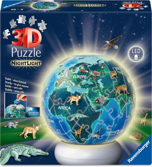 Ravensburger NightLight 3D Puzzel - The Earth by Night (73 stukjes)