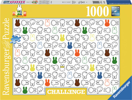 Ravensburger Nijntje - Challenge Puzzel (1000 stukjes)