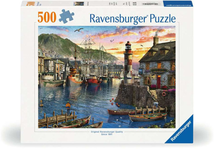 Ravensburger Ochtend bij de Haven Puzzel (500 stukjes)