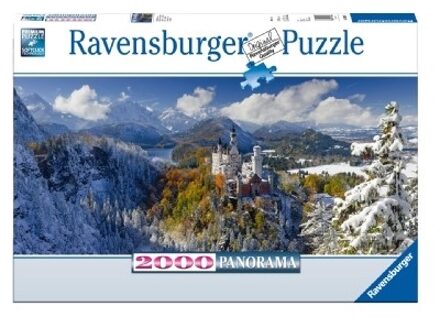 Ravensburger panorama puzzel Slot Neuschwanstein 2000 stukjes