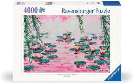Ravensburger Pink Water Lilies Puzzel (4000 stukjes)