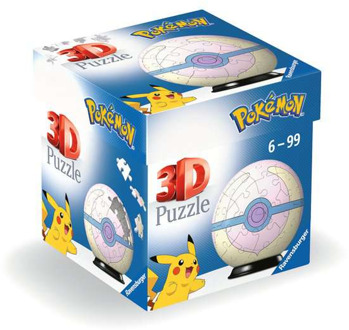 Ravensburger Pokémon 3D Puzzle Pokéballs: Heal Ball (55 pieces)