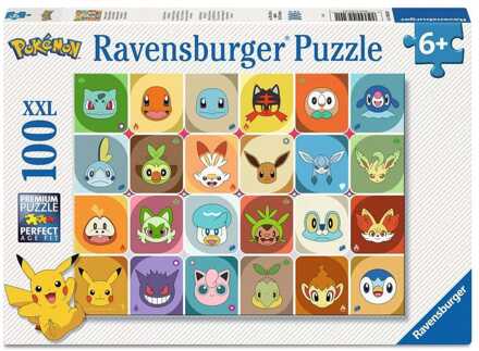 Ravensburger Pokémon Children's Jigsaw Puzzle Pokémon Faces (100 Pieces XXL)