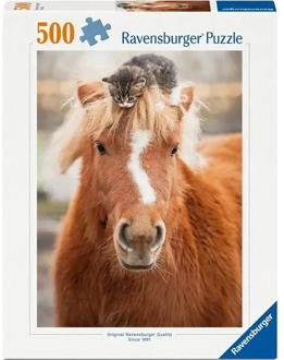 Ravensburger Pony and Cat Puzzel (500 stukjes)