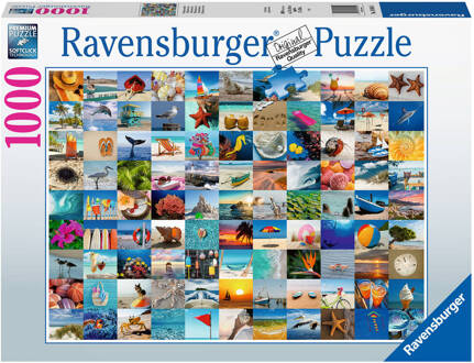 Ravensburger Puzzel 1000 stukjes 99 Momenten aan zee