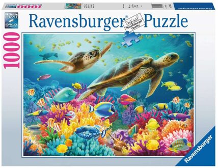 Ravensburger Puzzel 1000 stukjes Blauwe onderwaterwereld