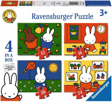 Ravensburger puzzel 4-in-1 Nijntje - 12 + 16 + 20 + 24 stukjes Multikleur