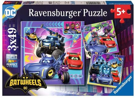 Ravensburger Puzzel Batwheels 3x49 Stukjes