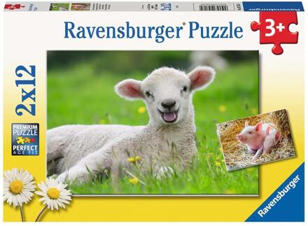 Ravensburger Puzzel Boerderijdieren 2x12pcs