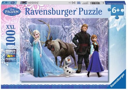 Ravensburger puzzel Disney Frozen rijk van de sneeuwkoningin - 100 stukjes