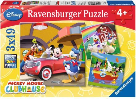 Ravensburger puzzel Disney iedereen houdt van Mickey - 3 x 49 stukjes
