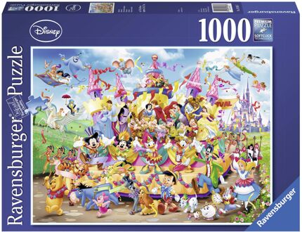 Ravensburger puzzel Disney optocht - 1000 stukjes Blauw