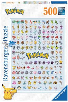 Ravensburger puzzel eerste generatie Pokémon - 500 stukjes Multikleur
