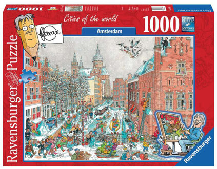 Ravensburger Puzzel Fleroux Amsterdam In Winter - 1000 Stukjes Multikleur