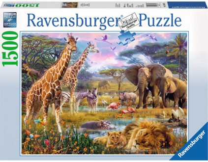 Ravensburger puzzel Kleurrijk Afrika - 1500 stukjes