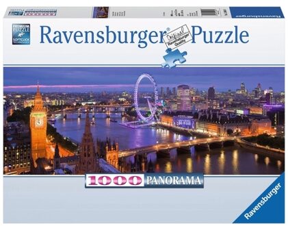 Ravensburger puzzel Panorama Londen bij nacht - 1000 stukjes
