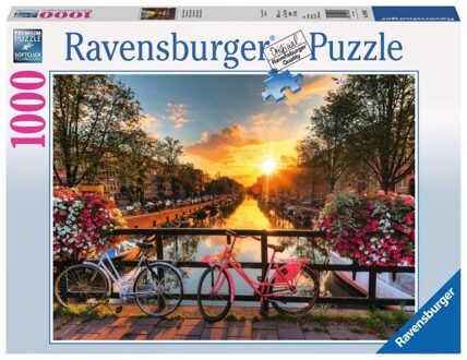 Ravensburger Puzzel Ravensburger fietsen in Amsterdam 1000st