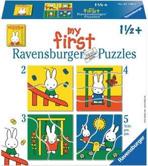 Ravensburger Puzzel Ravensburger Nijntje 4x puzzels 6+9+12+16 stuks
