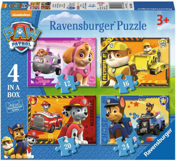 Ravensburger Puzzel Ravensburger Paw Patrol 4x puzzels 12+16+20+24 st