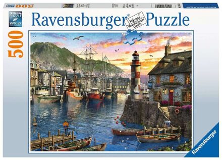 Ravensburger Puzzel 's Ochtends bij de Haven 500pcs