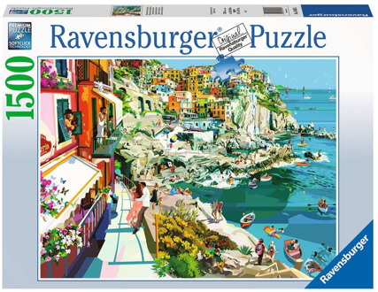 Ravensburger Romantiek in Cinque Terre Puzzel (1500 stukjes)