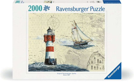 Ravensburger Romantische Vuurtoren Puzzel (2000 stukjes)
