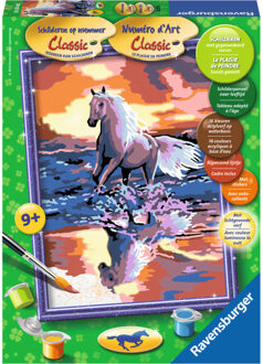 Ravensburger Schilderen op nummer Classic: Paard in het avondrood