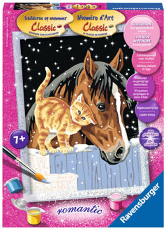 Ravensburger Schilderen op nummer Classic romantic: Veulen met katje