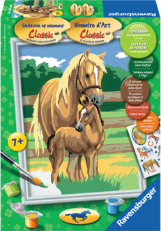 Ravensburger schilderen op nummer Paardenliefde