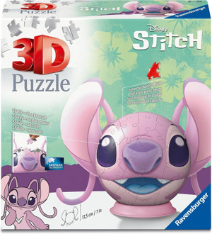 Ravensburger Stitch - Angel with Ears 3D Puzzel (77 stukjes)