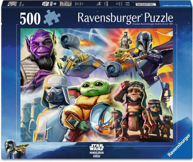 Ravensburger The Mandalorian and Grogu Puzzel (500 stukjes)