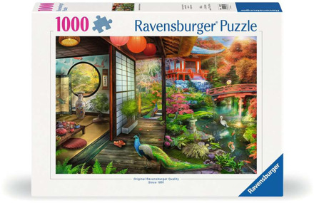 Ravensburger Theehuis in Japanse Tuin Puzzel (1000 stukjes)