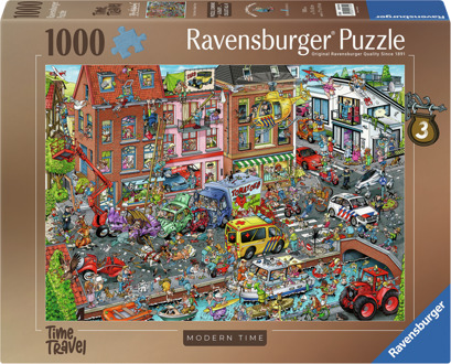 Ravensburger Time Travel 3 - Modern Time Puzzel (1000 stukjes)