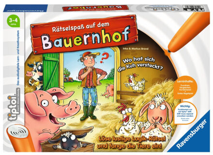 Ravensburger tiptoi Rätselspaß auf dem Bauernhof