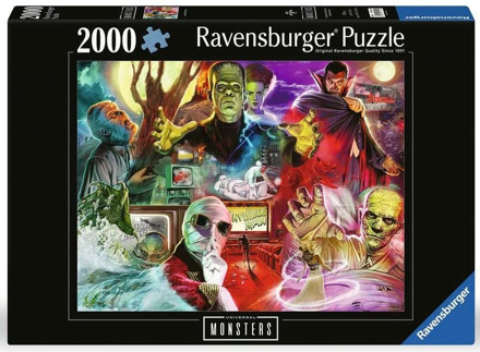 Ravensburger Universal Monsters Puzzel (2000 stukjes)