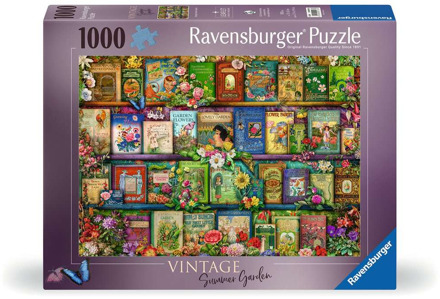 Ravensburger Vintage Tuinboeken Puzzel (1000 stukjes)