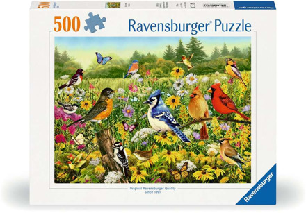 Ravensburger Vogels In De Wei Puzzel (500 stukjes)