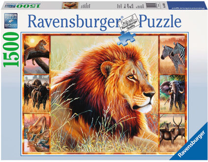 Ravensburger Wilde dieren van de savanne puzzel, 1500 stukjes