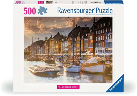 Ravensburger Zonsondergang in Kopenhagen Puzzel (500 stukjes)