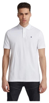 RAW polo met logo Wit - 2XL