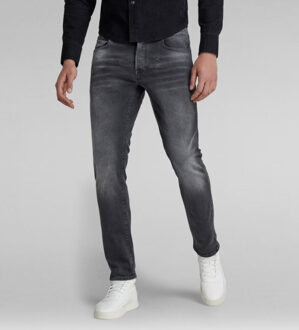 RAW slim fit jeans 3301 antic charcoal Zwart - 30-32