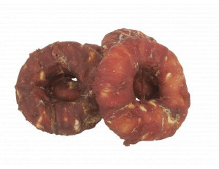 Rawhide Donut met eend kauwsnack voor de hond 1 x 5 stuks
