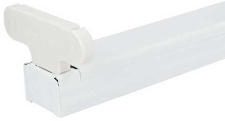 Rax T8 LED TL armatuur 120cm IP22 geschikt voor twee buizen Wit