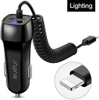 RAXFLY Dual USB Car Charger Car-charger For iPhone XS Max Phone Charge Adapter Micro USB Type C For Samsung Xiaomi Redmi Note 7 For iphone kabel