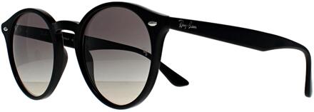 Ray-Ban 2180 601/11 gepolijst zwart grijs gradiënt zonnebril